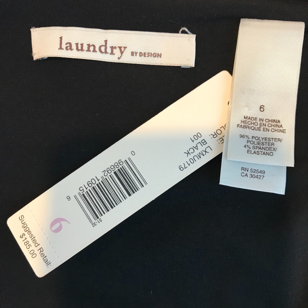 Laundry By Design - L/S Side Shirred Dress - Picture 7 of 7